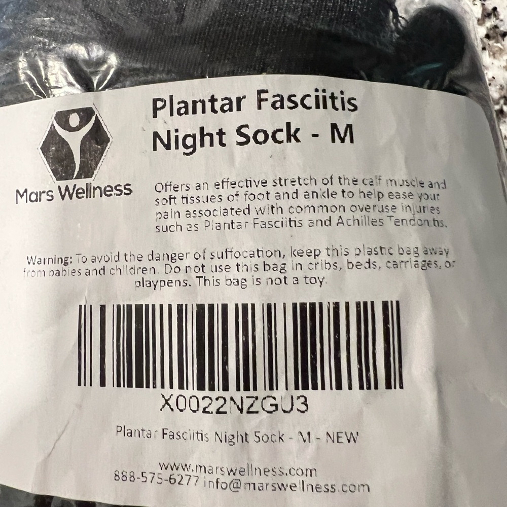 New Night Planter fasciitis sock Medium